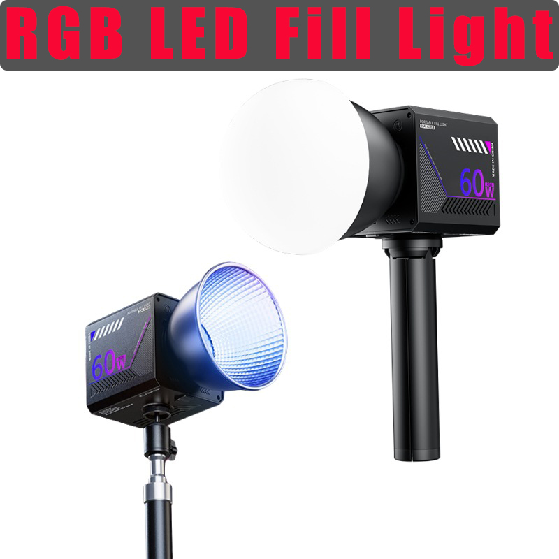 Photography Lighting Handheld - 60W RGB Video Light Portable LED