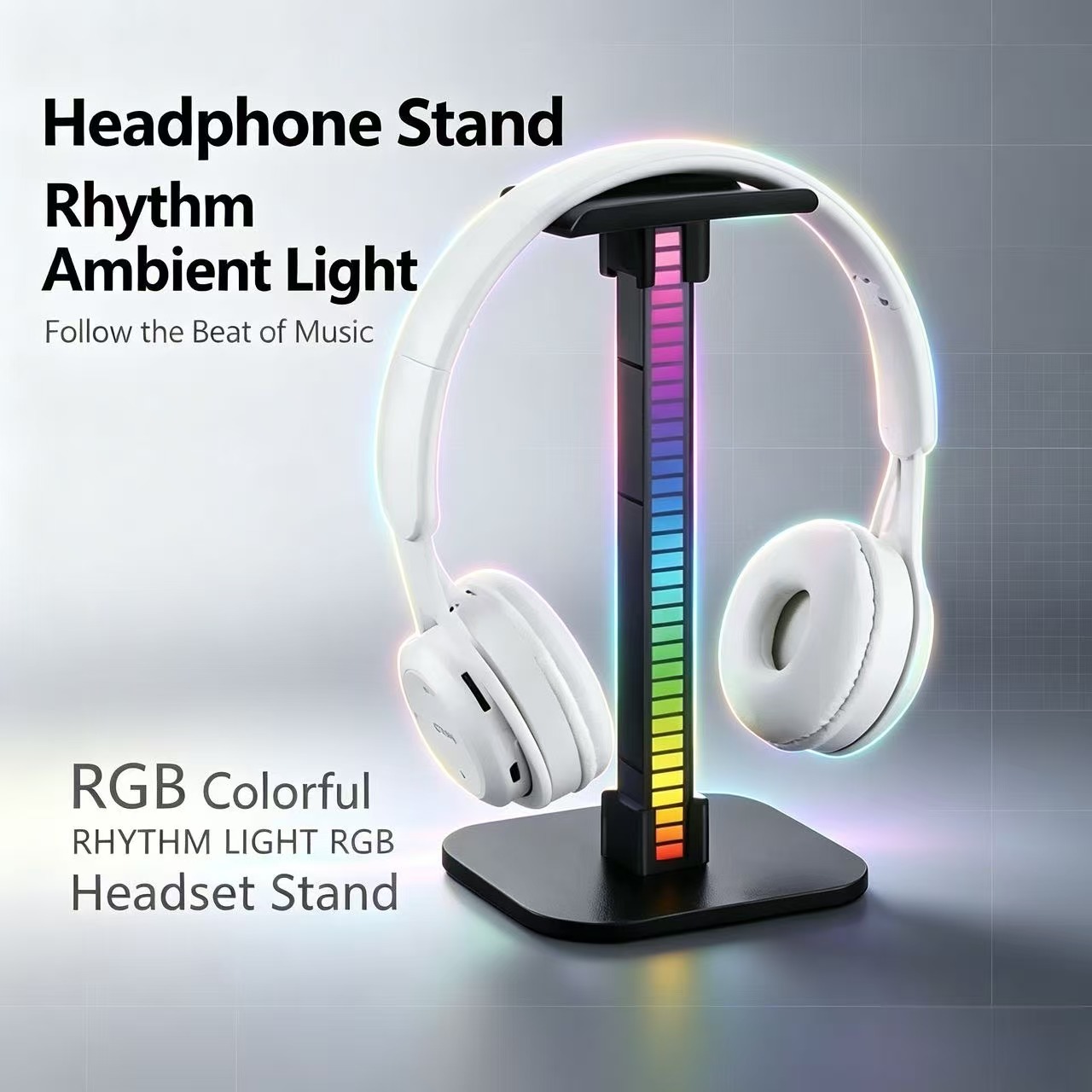 Photography Lighting Game - USB Gaming Headphone Stand RGB Rhythm
