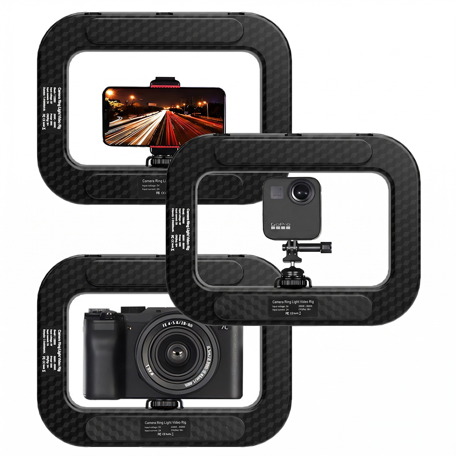 Portable Square Fill Light Mul - Photography Lighting Handheld ulasan dan harga