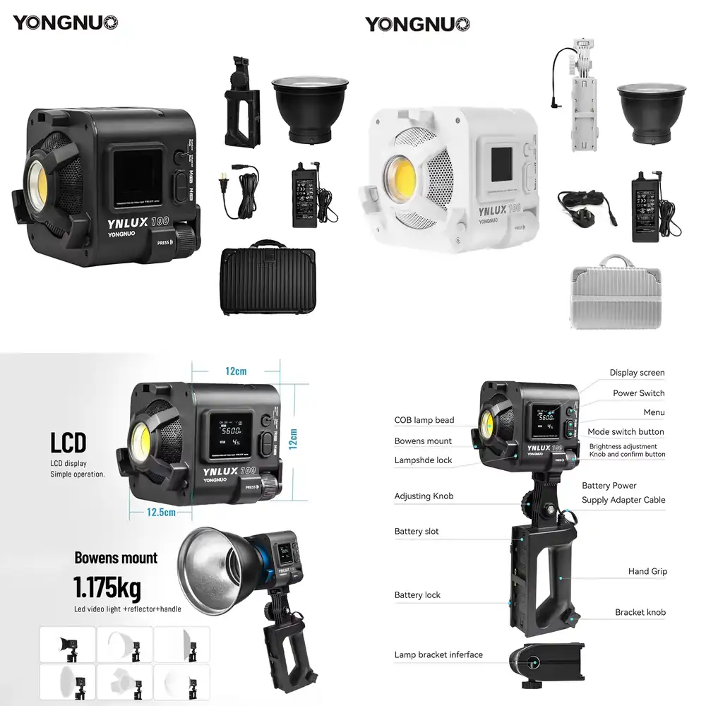 YONGNUO YNLUX100 100W 3200K-56 - Photography Lighting Handheld ulasan dan harga