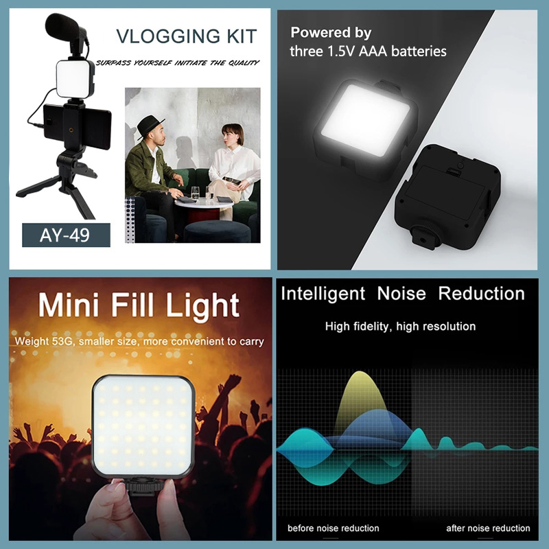 Phone Holder Photography Light - Photography Lighting Kit Portable ulasan dan harga