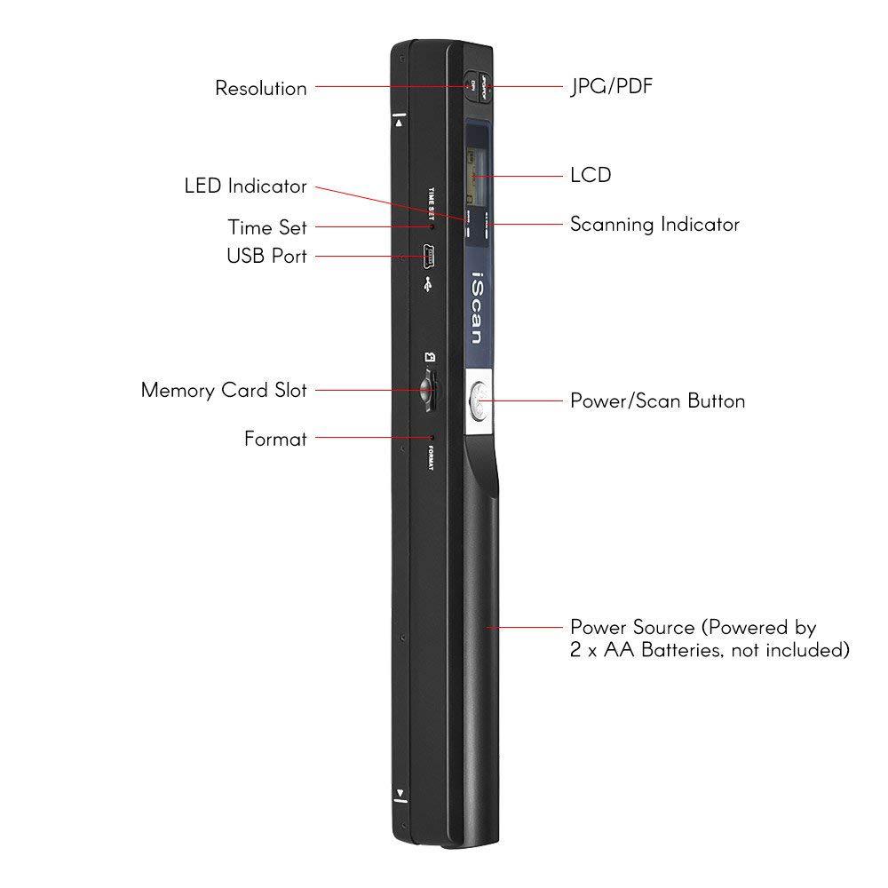 iScan Handheld Scanner A4 Docu - Photography Lighting Handheld ulasan dan harga