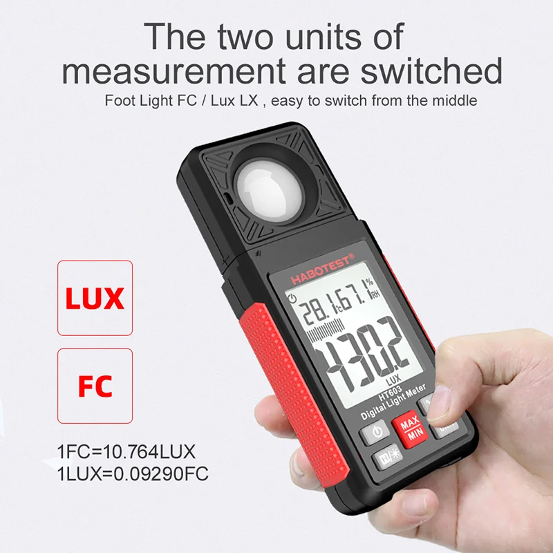 HT603 Digital Lux Meter 0~200, - Photography Lighting Meter ulasan dan harga
