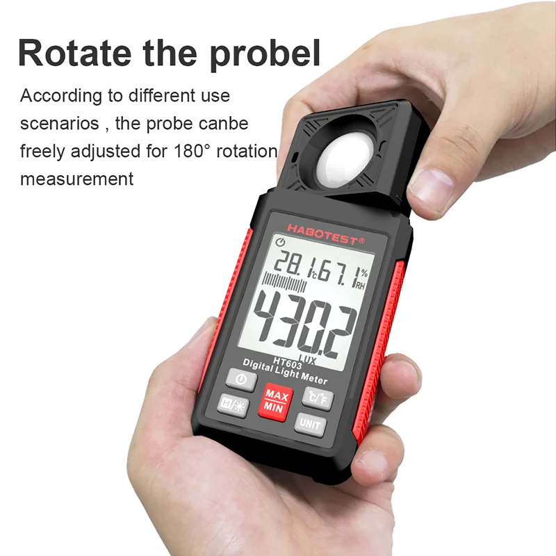 HT603 Digital Lux Meter 0~200, - Photography Lighting Meter ulasan dan harga