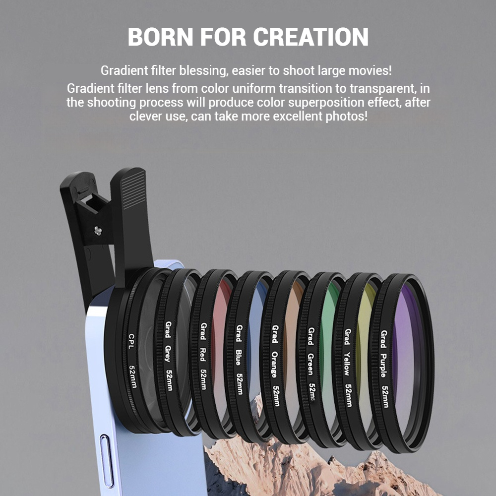 52mm Clip-On Smartphone Camera - Photography Lighting For Beginners ulasan dan harga