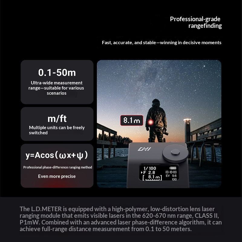 CHI Top Light Meter 0 1 50m La - Photography Lighting Meter ulasan dan harga