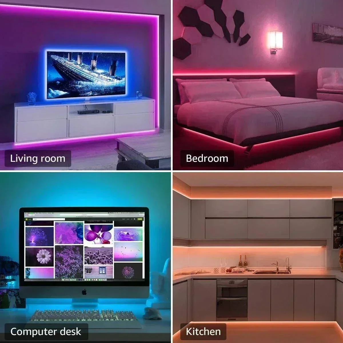 Smart RGB LED Gaming Light Str - Photography Lighting Game ulasan dan harga