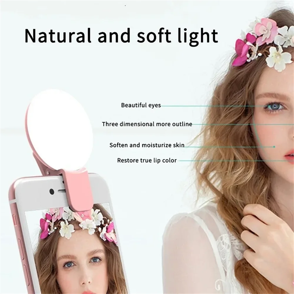 Portable Mini Selfie Ring Ligh - Photography Lighting Game ulasan dan harga