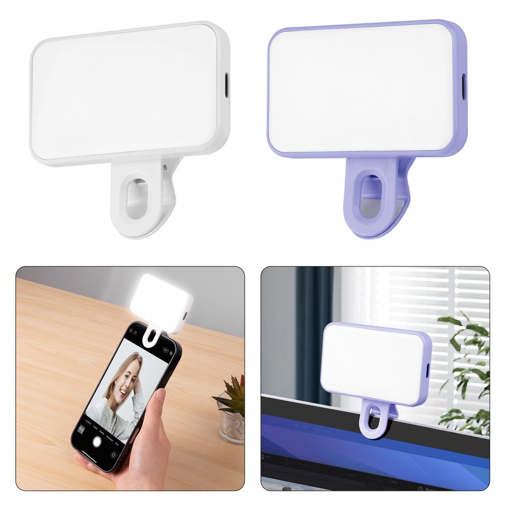 Selfie LED Color Clip Fill Lig - Photography Mobile Lighting ulasan dan harga
