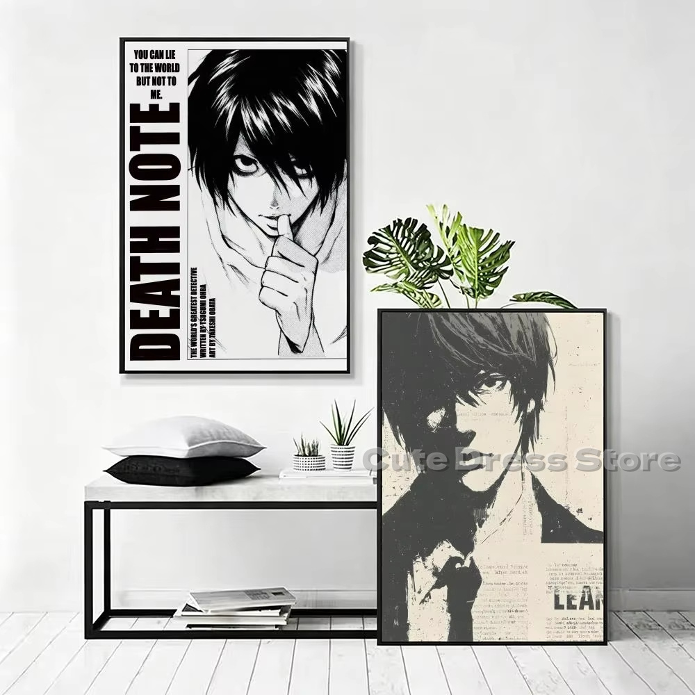 Death Note Canvas Print Unfram - Photography Lighting Game ulasan dan harga