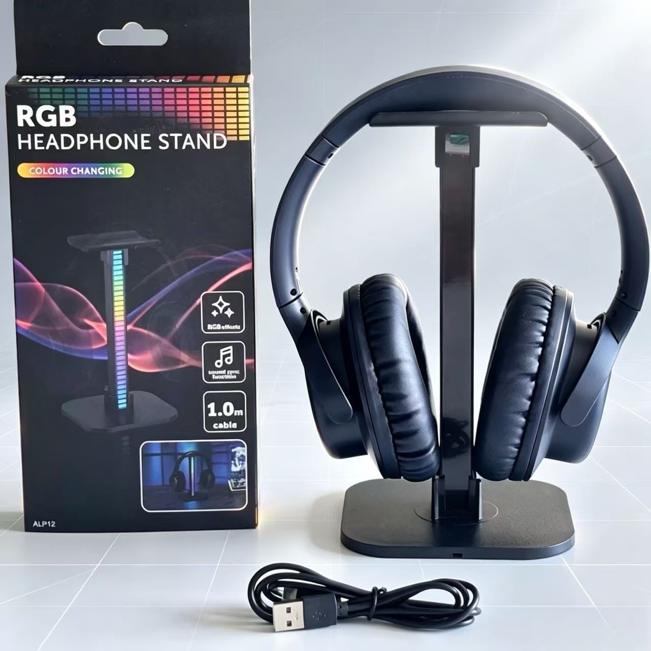 USB Gaming Headphone Stand RGB - Photography Lighting Game ulasan dan harga
