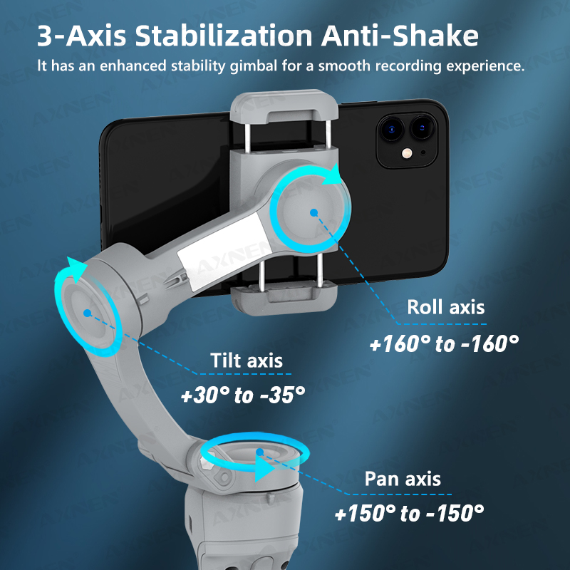 Handheld 3-Axis Gimbal Stabili - Photography Lighting Handheld ulasan dan harga